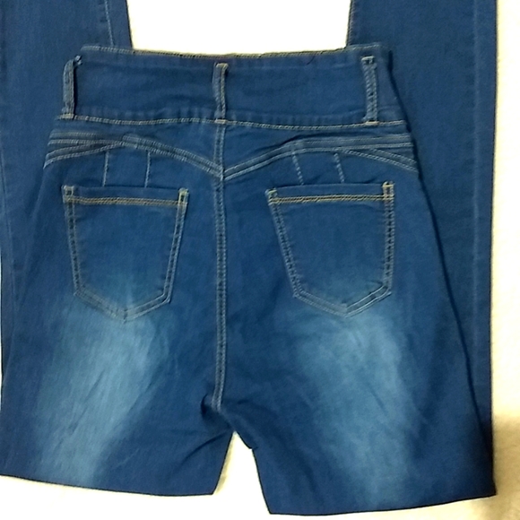 Skinny Jeans,High Waist, Butt Lifting, Size L Junior/ Adult M - Picture 4 of 11